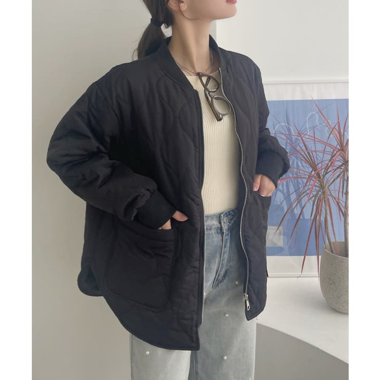 ミドル丈 キルティング 中綿 コート | Ada. | 詳細画像2 