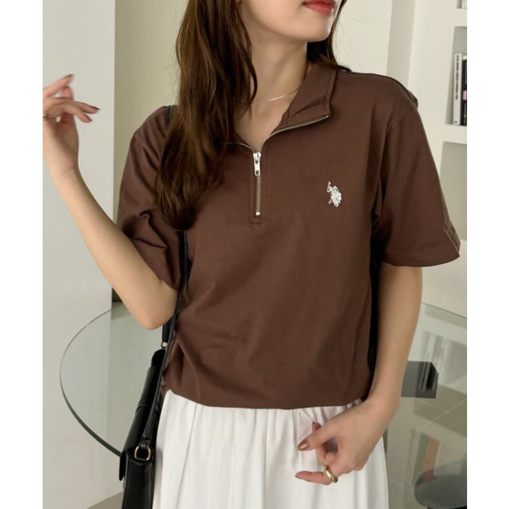 U.S. POLO ASSN. ハーフジップ Tシャツ | Ada. | 詳細画像15 