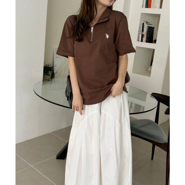 U.S. POLO ASSN. ハーフジップ Tシャツ | Ada. | 詳細画像16 