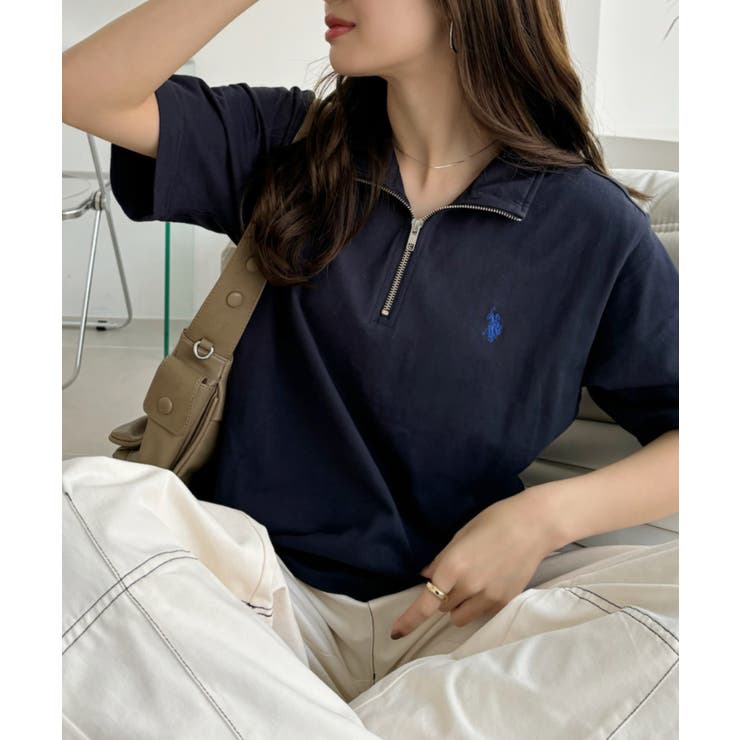 U.S. POLO ASSN. ハーフジップ Tシャツ | Ada. | 詳細画像22 