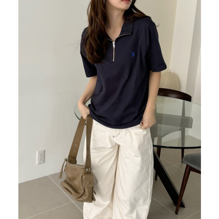 U.S. POLO ASSN. ハーフジップ Tシャツ | Ada. | 詳細画像26 