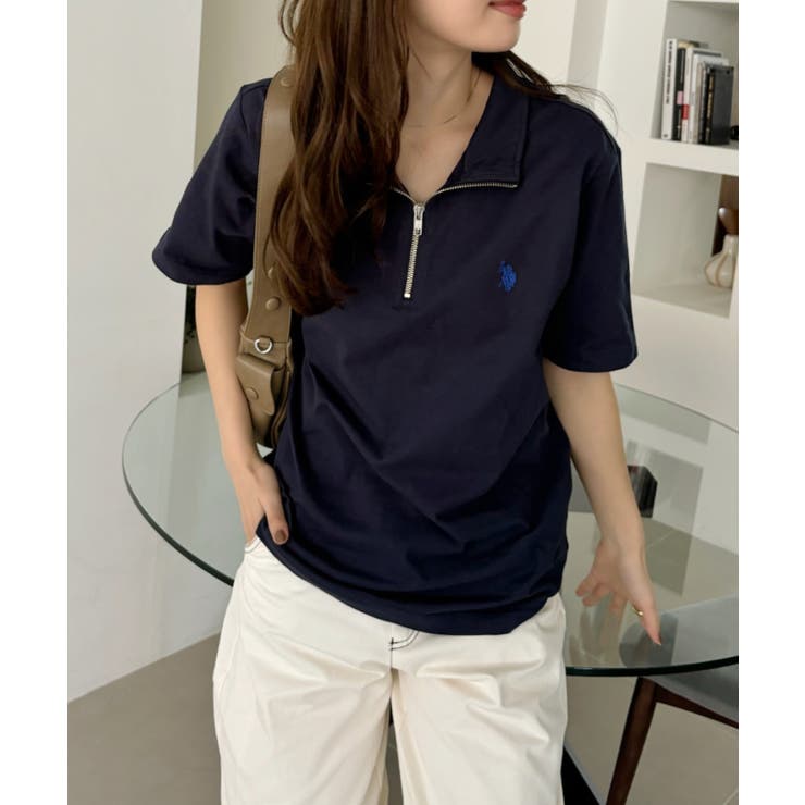 U.S. POLO ASSN. ハーフジップ Tシャツ | Ada. | 詳細画像29 