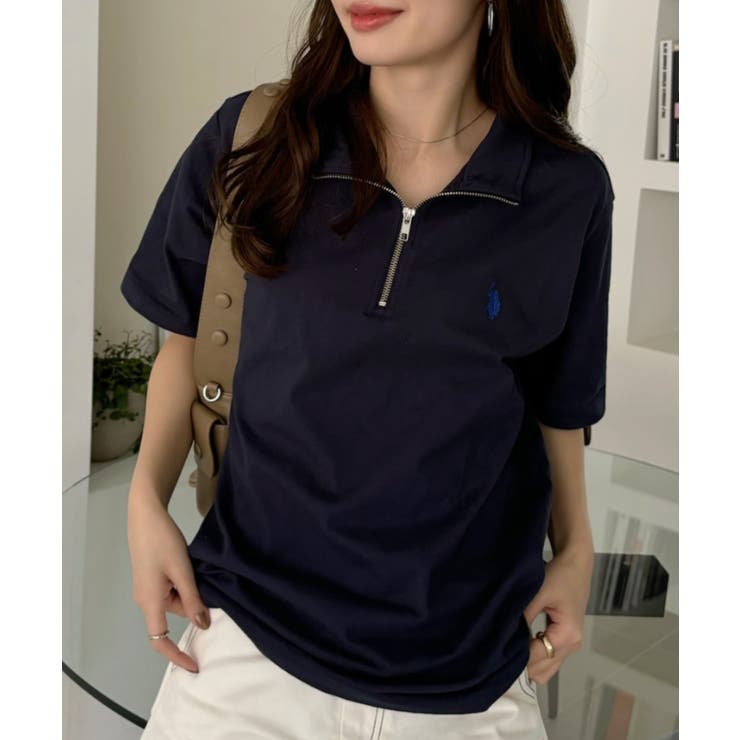 U.S. POLO ASSN. ハーフジップ Tシャツ | Ada. | 詳細画像8 