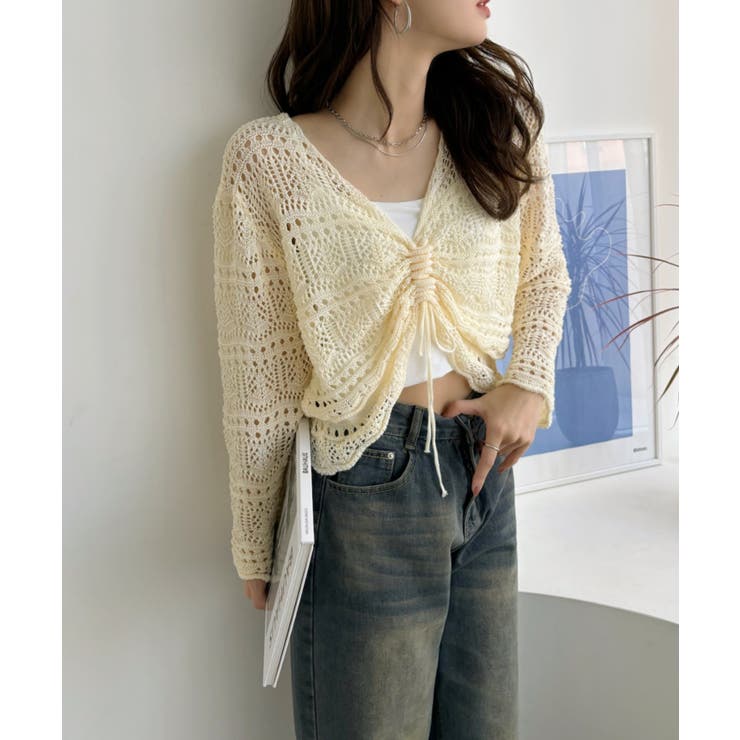 美品 Mystrada ワンショルリボンニット Arpege story 黄色 Mystrada - chay様 専用 Mystrada 新品タグ付き ジップカラー