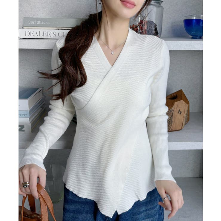 クロスデザイン ボディメイク ニット | Ada. | 詳細画像1 