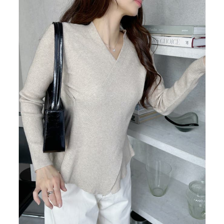 クロスデザイン ボディメイク ニット | Ada. | 詳細画像11 