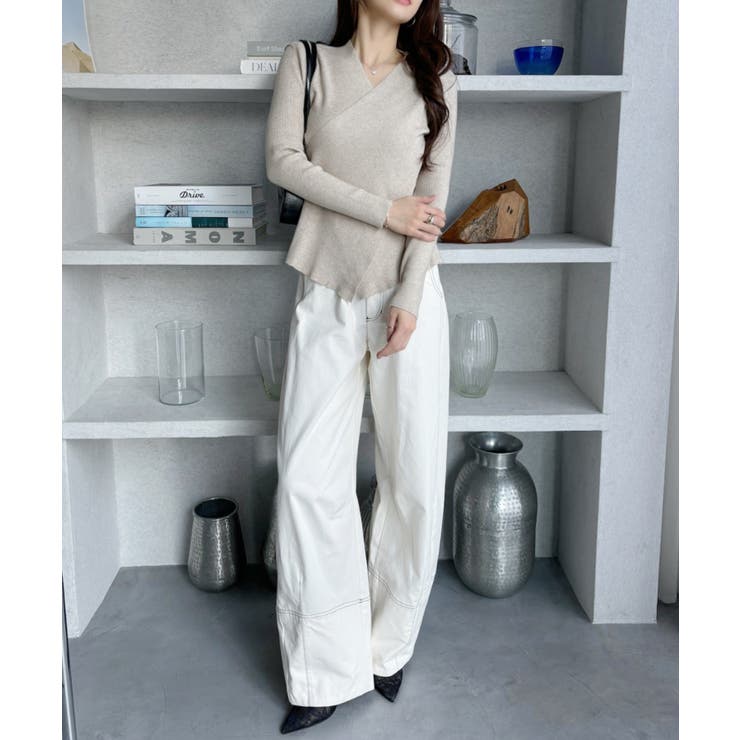 クロスデザイン ボディメイク ニット | Ada. | 詳細画像12 