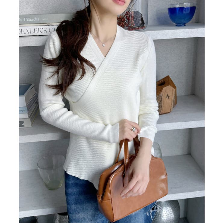 クロスデザイン ボディメイク ニット | Ada. | 詳細画像13 