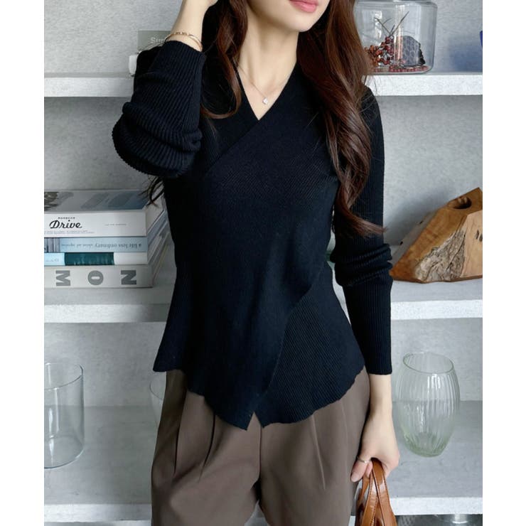 クロスデザイン ボディメイク ニット | Ada. | 詳細画像18 