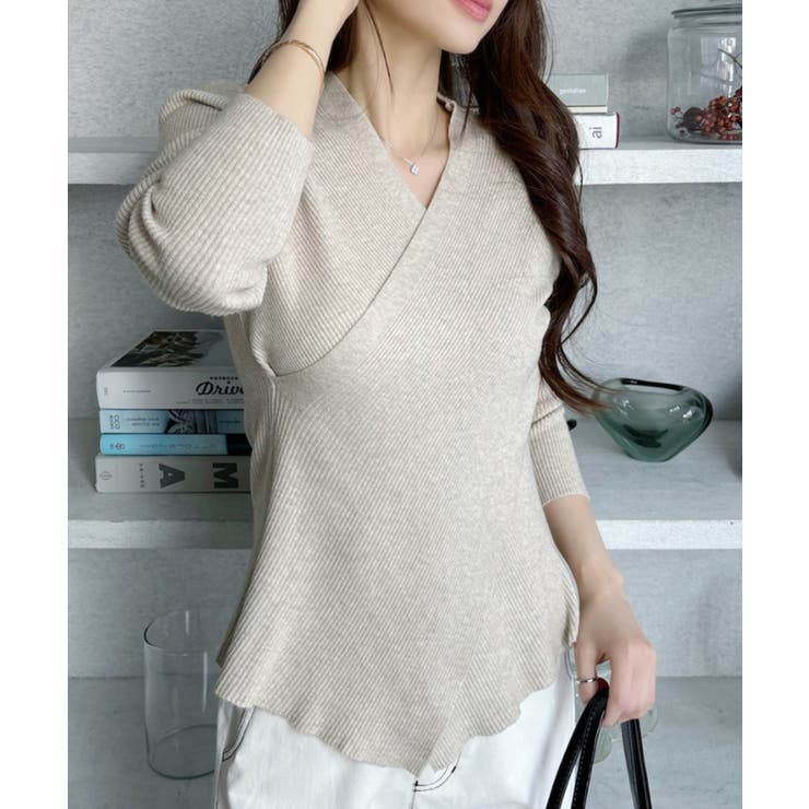 クロスデザイン ボディメイク ニット | Ada. | 詳細画像19 