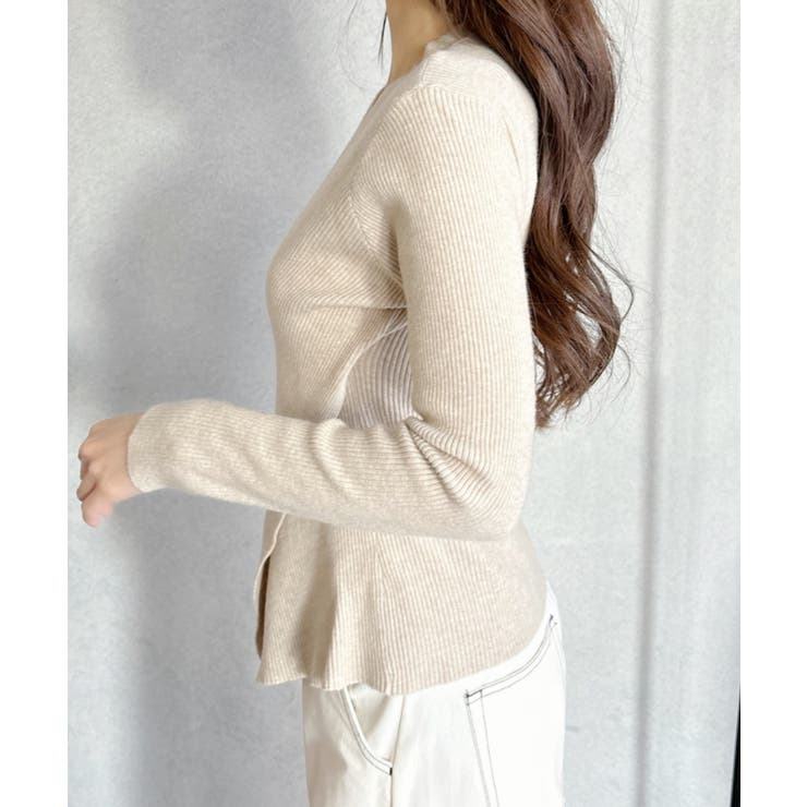 クロスデザイン ボディメイク ニット | Ada. | 詳細画像26 