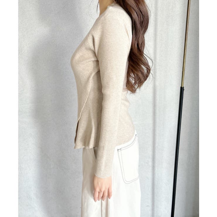 クロスデザイン ボディメイク ニット | Ada. | 詳細画像27 