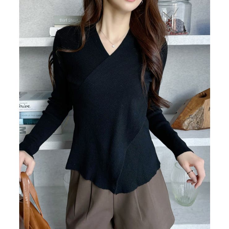 クロスデザイン ボディメイク ニット | Ada. | 詳細画像8 