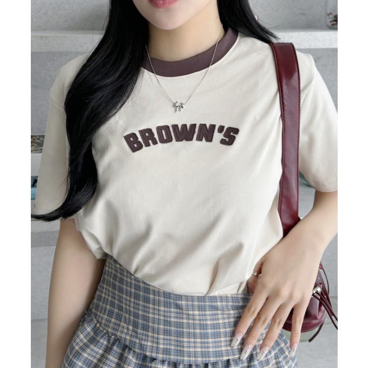 【Good Riddance】BROWN'S 配色 半袖 Tシャツ | Good Riddance | 詳細画像1 