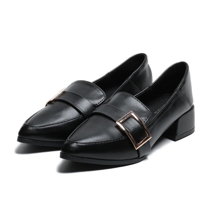 バックルデザインローファー 春 フェイクレザー | Ada. | 詳細画像11 