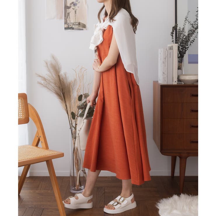 お値下げ】新品⭐︎未着用ADAWAS ノースリーブ ロングワンピース