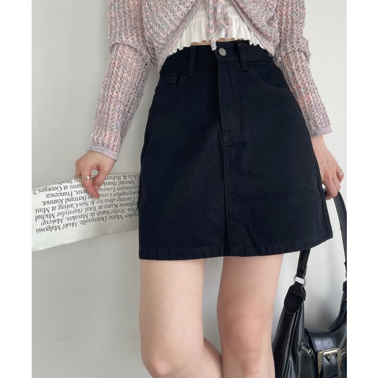 デニム台形ミニスカート[品番：ORGW0000362]｜Ada.（エイダ）のレディースファッション通販｜SHOPLIST（ショップリスト）