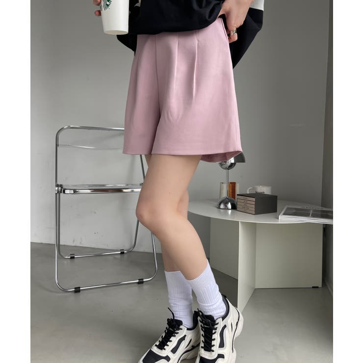 タックハイウエストベーシックショートパンツ [品番：ORGW0000478]｜Ada.（エイダ）のレディースファッション通販｜SHOPLIST（ショップリスト）