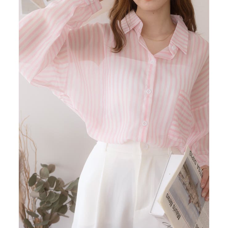 エリザベッタ 白いシャツやストライプ ストレート パンツ 関送無 Amazon | [Bolan Verl] 【S-4XL】レディース