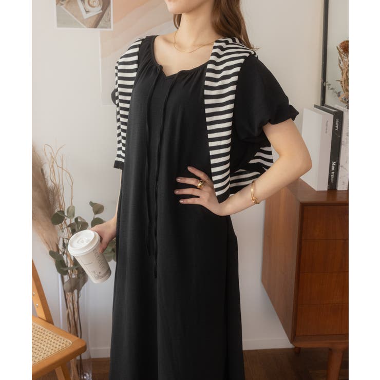 2WAYリラックスリゾートワンピース | Ada. | 詳細画像10 