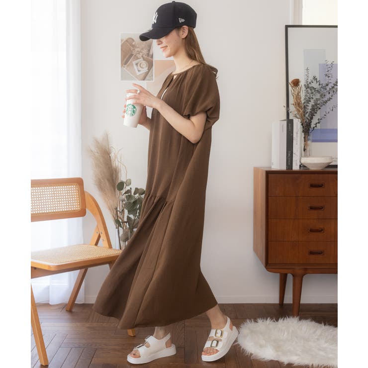 2WAYリラックスリゾートワンピース | Ada. | 詳細画像42 