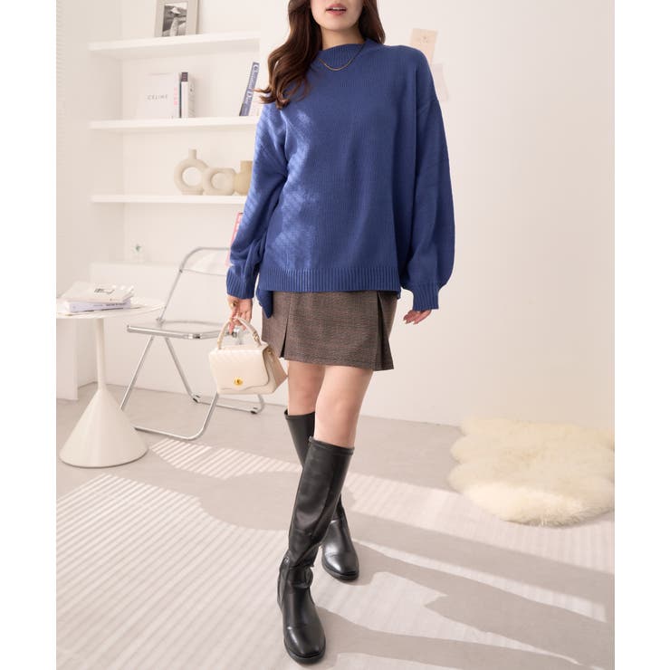 グレンチェックダブルボタンスカート[品番：ORGW0000629]｜Ada