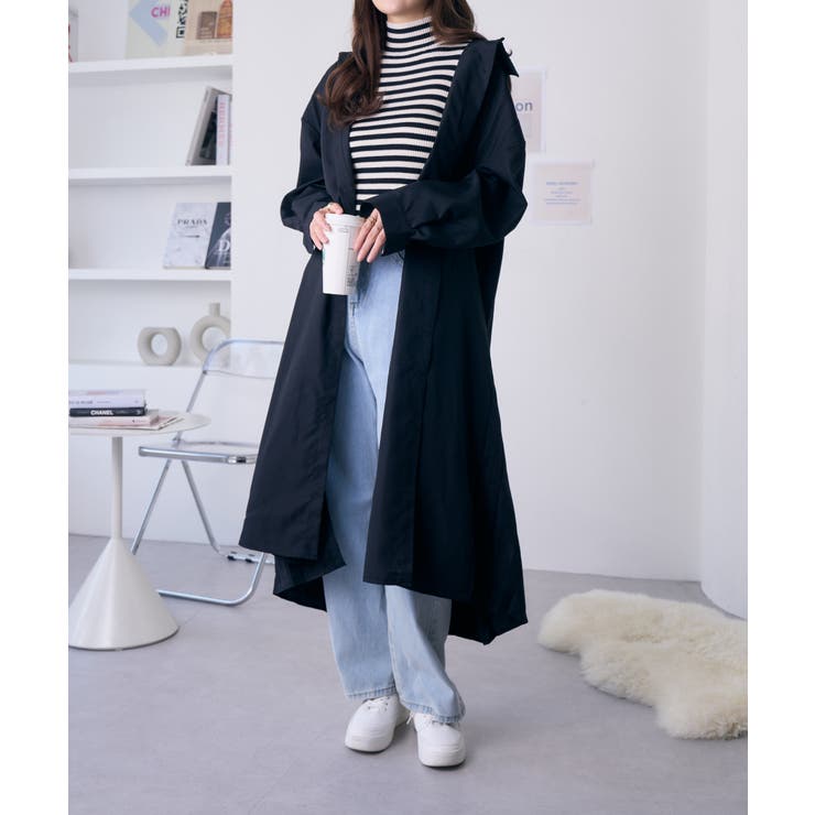 バックロングシャツ HeRIN.CYE ブラウス シャツ Back long shirt バックロングシャツ