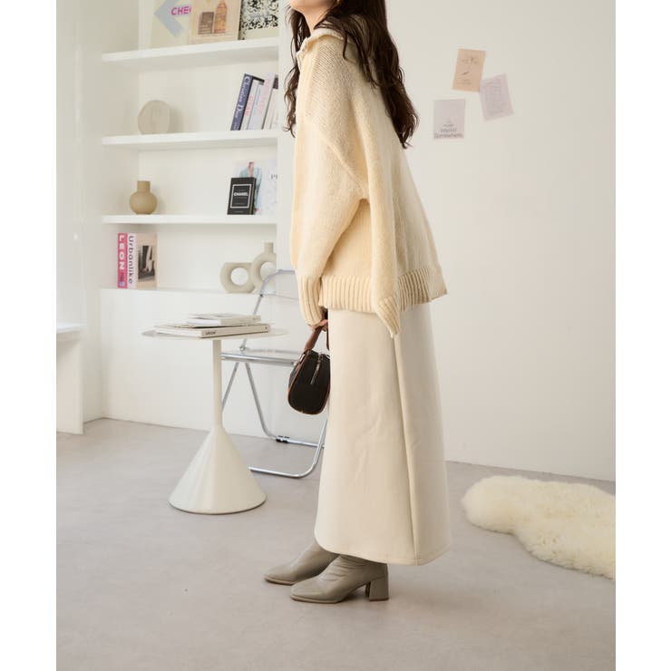 ANAME ハーフジップ 楽天市場】ハーフジップ セーラーカラー ニット トップス