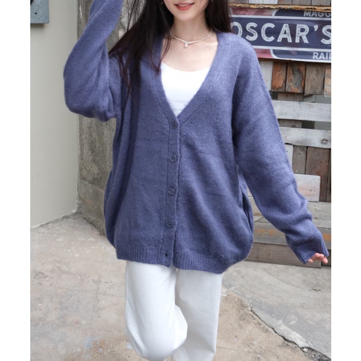 オーバーサイズモヘアカーディガン[品番：ORGW0000673]｜Ada.（エイダ