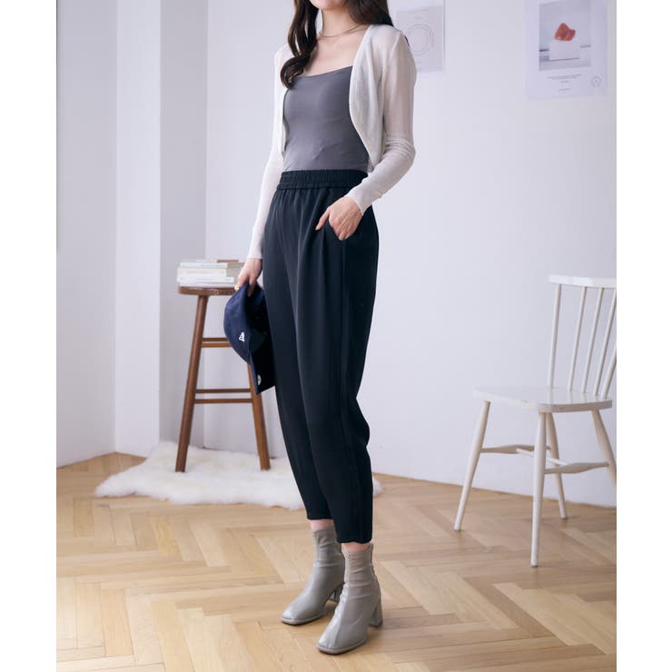 ENFOLD タックパンツ38 （ENFOLD(エンフォルド) / 19AW/ダブルクロス  