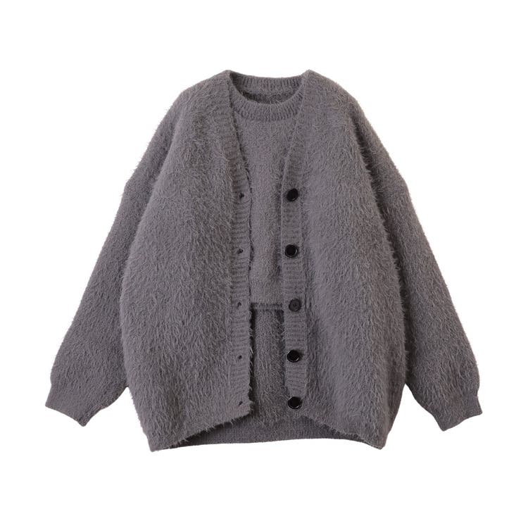mideal シャギーニットアンサンブル mideal（マイディール）の「shaggy knit ensemble / シャギーニット