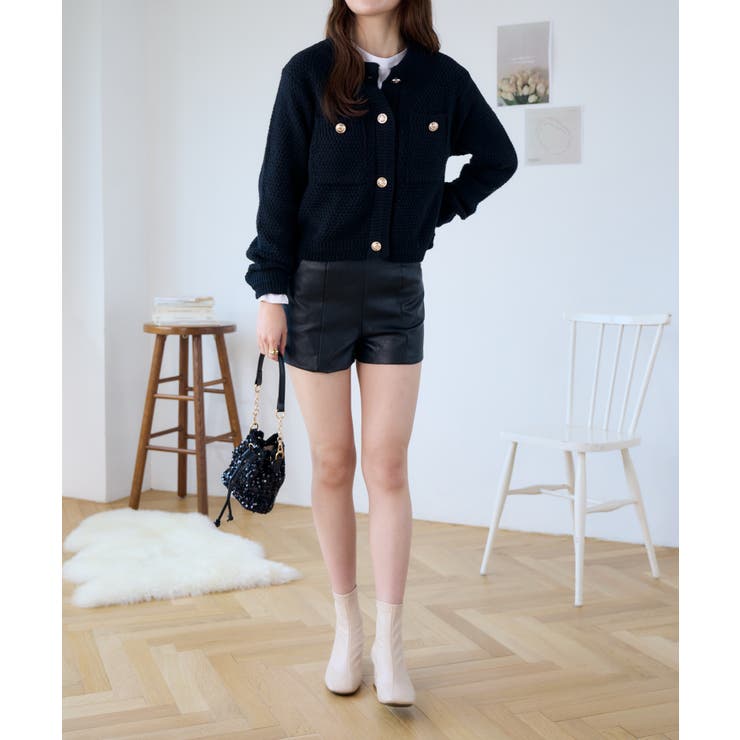 GRL - GRL tu88 レザーショートパンツ ブラックの通販 by みい's