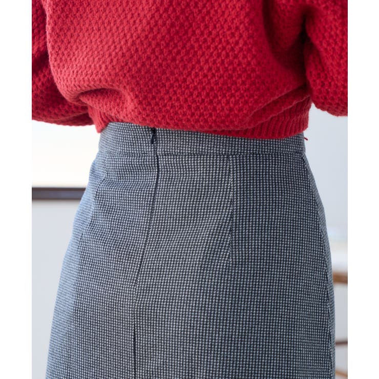 ゴールドボタンツイード風ニットカーディガン | Ada. | 詳細画像88 