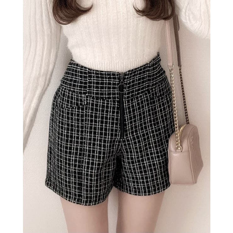 【新品】etretokyo ツイードショートパンツ　グレーS etretokyo ツイードショートパンツグレーS