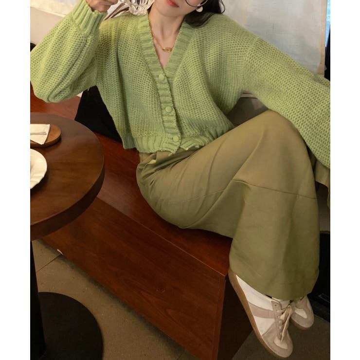 MIU MIU くるみボタン ウール ショートコート グリーン ボアショートコート [K1098] - レディースファッション通販 神戸