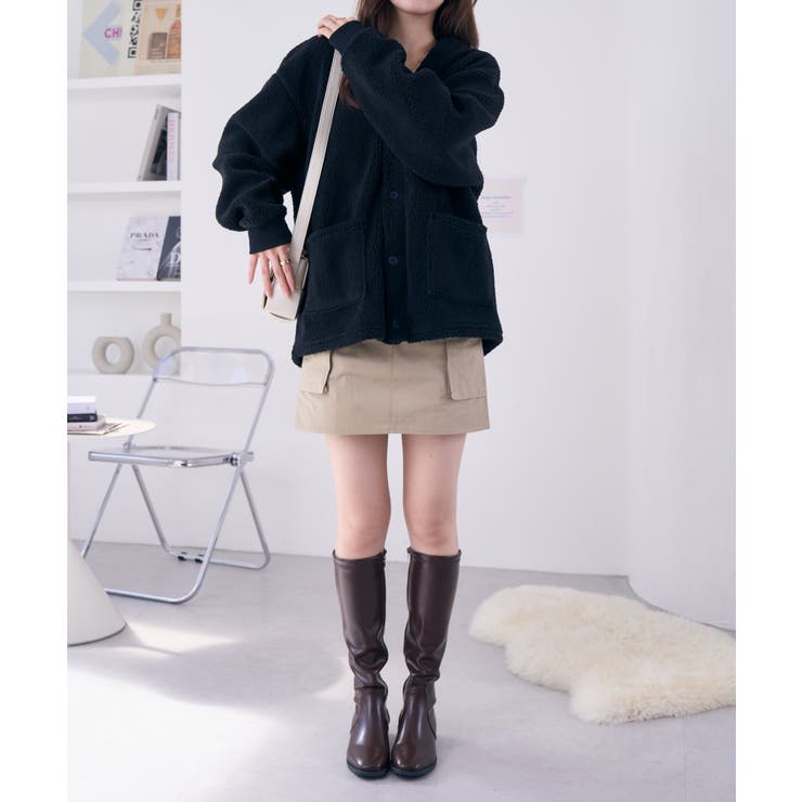 U.S. POLO ASSN. ボアフリースカーディガン | Ada. | 詳細画像13 