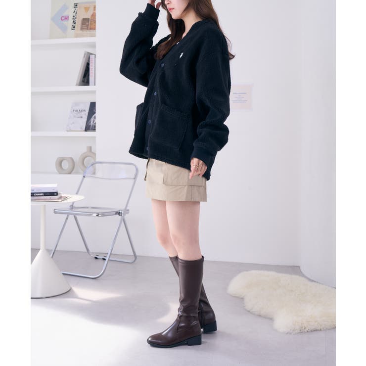 U.S. POLO ASSN. ボアフリースカーディガン | Ada. | 詳細画像14 