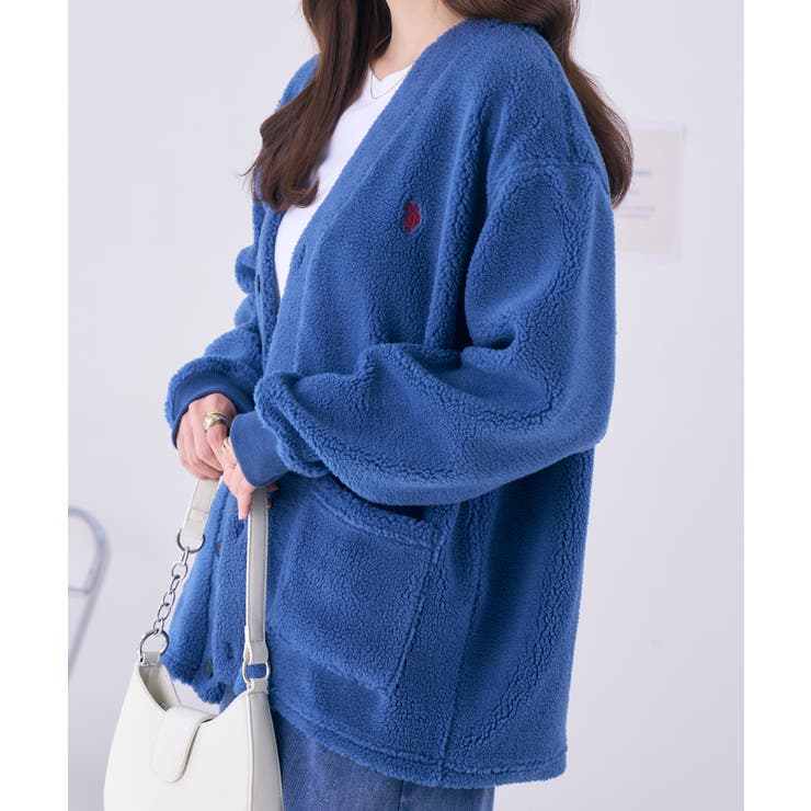 U.S. POLO ASSN. ボアフリースカーディガン | Ada. | 詳細画像17 