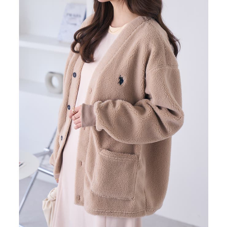 U.S. POLO ASSN. ボアフリースカーディガン | Ada. | 詳細画像25 