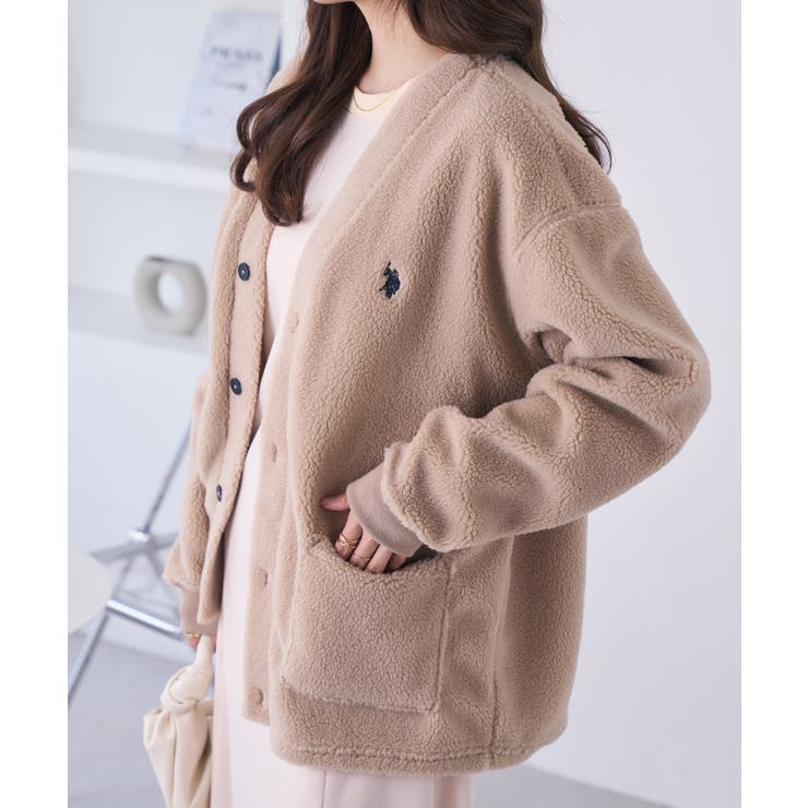 U.S. POLO ASSN. ボアフリースカーディガン | Ada. | 詳細画像27 