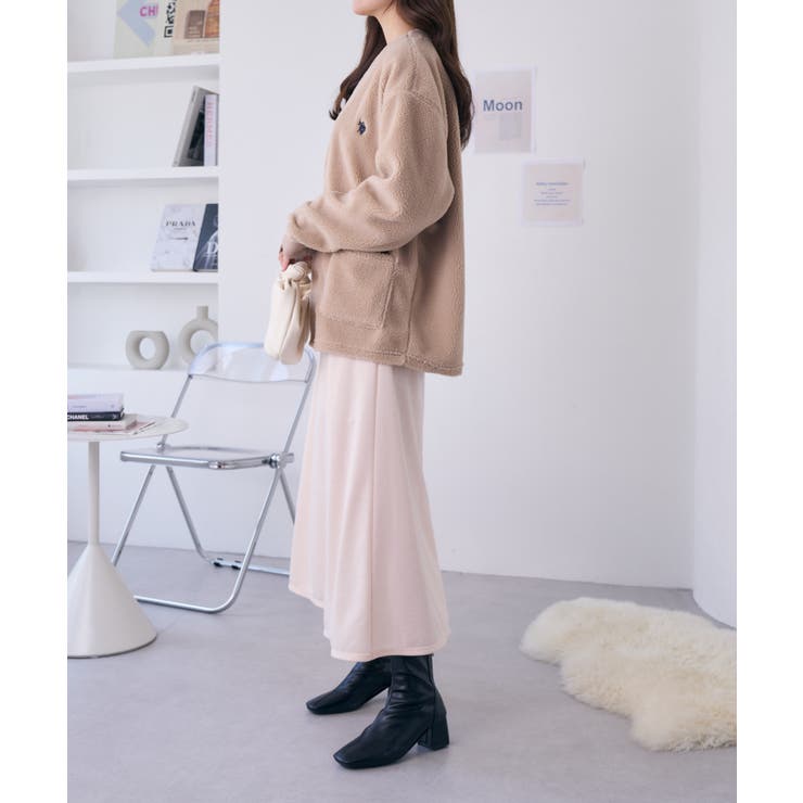 U.S. POLO ASSN. ボアフリースカーディガン | Ada. | 詳細画像35 