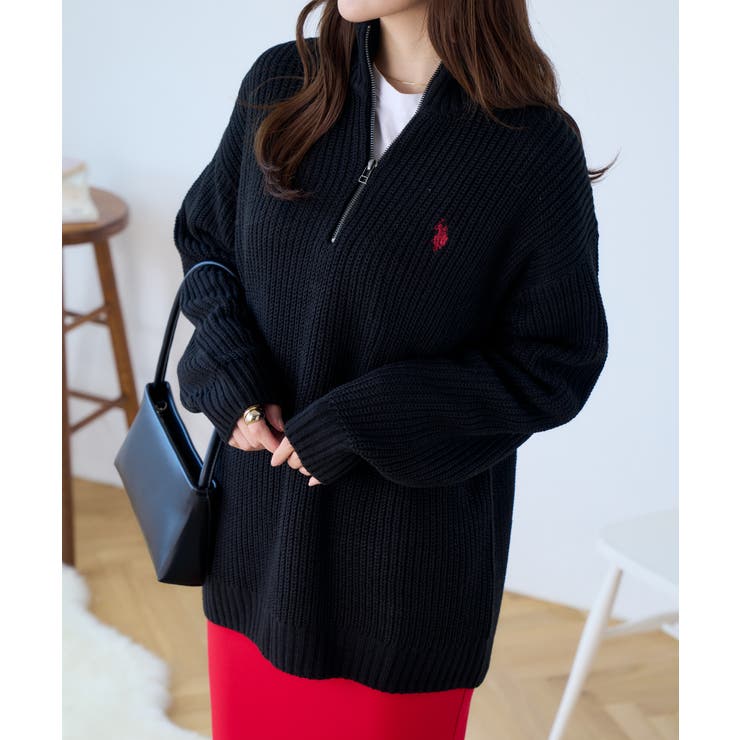 U.S. POLO ASSN. ハーフジップニット | Ada. | 詳細画像26 
