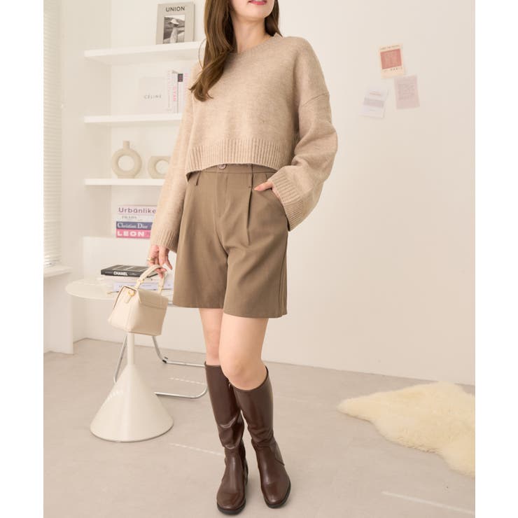 袖口ワイドショートニット[品番：ORGW0007982]｜Ada.（エイダ）の