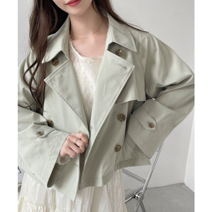 ショート トレンチコート[品番：ORGW0008158]｜Ada.（エイダ）のレディースファッション通販｜SHOPLIST（ショップリスト）