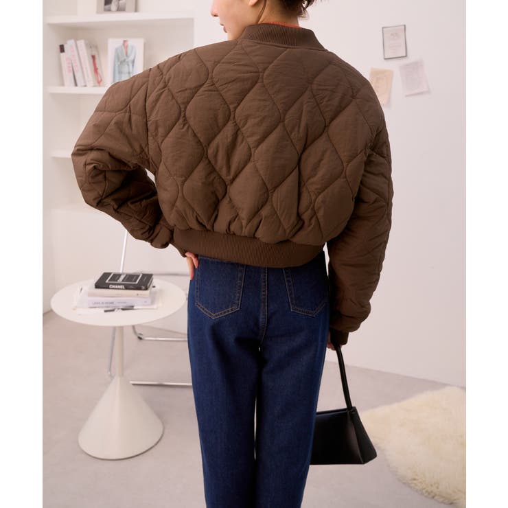 ZARA ブラウン 力強 MA-1ジャケット