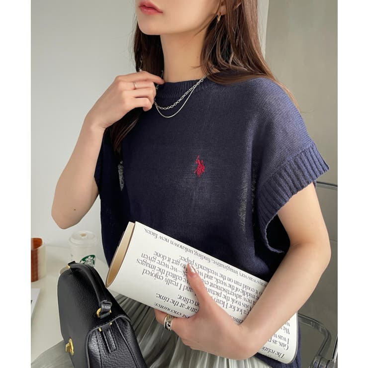 U.S.POLO ASSN. ニットベスト | Ada. | 詳細画像1 