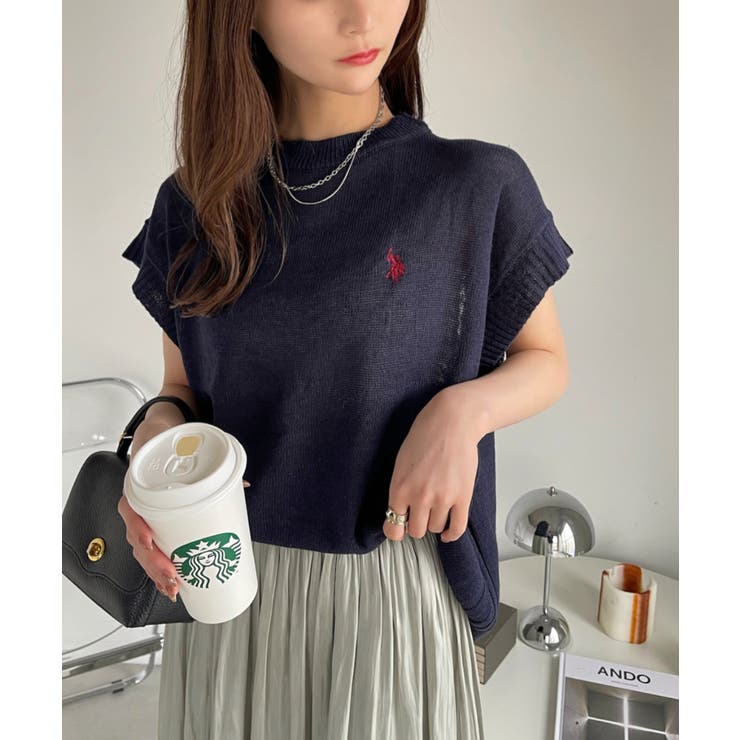 U.S.POLO ASSN. ニットベスト | Ada. | 詳細画像7 
