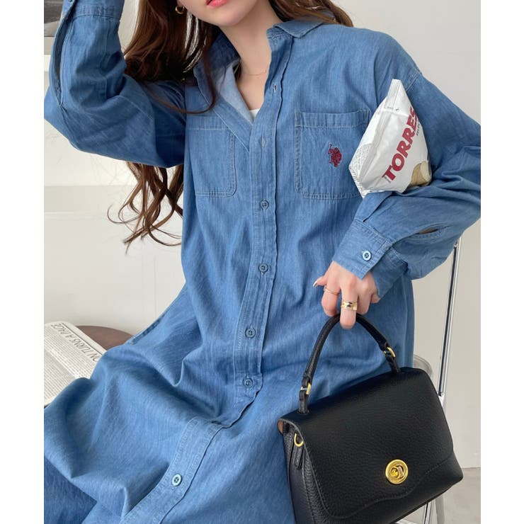 U.S.POLO ASSN. デニムシャツワンピ[品番：ORGW0008069]｜Ada.（エイダ