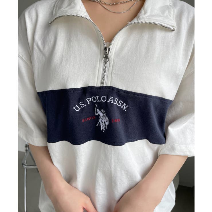 U.S.POLO ASSN. レトロポロハーフジップ | Ada. | 詳細画像25 