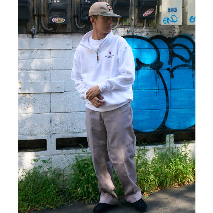 U.S.POLO ASSN. 裏起毛ハーフジップスウェット | Ada. | 詳細画像3 